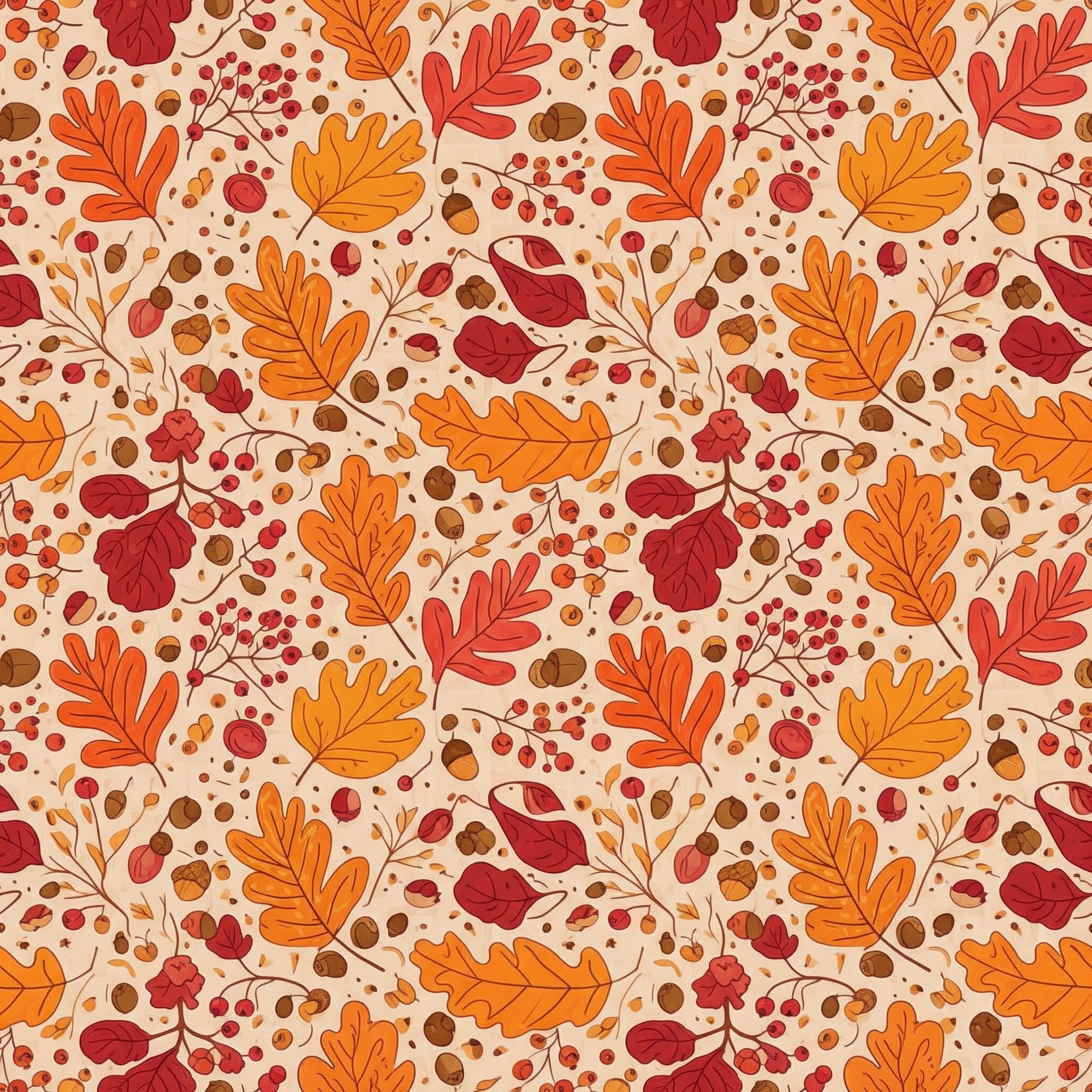 秋の紅葉背景パターン